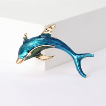 Όμορφες καρφίτσες Dolphin για γυναίκες Unisex καρφίτσες ζώων Πολύχρωμες διαθέσιμες αξεσουάρ casual party Δώρα