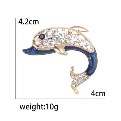 Prekrasni broševi s dupinima za žene, uniseks igle sa životinjama, dostupni u više boja, ležerni dodaci za zabave, darovi