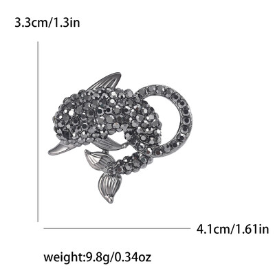 Prekrasni broševi s dupinima za žene, uniseks igle sa životinjama, dostupni u više boja, ležerni dodaci za zabave, darovi