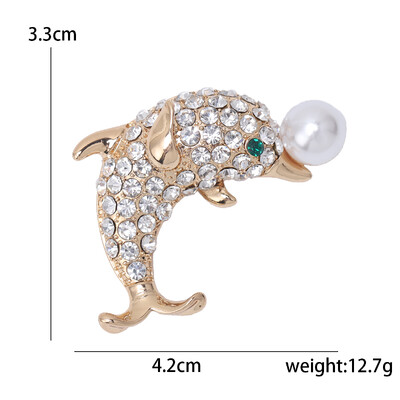 Prekrasni broševi s dupinima za žene, uniseks igle sa životinjama, dostupni u više boja, ležerni dodaci za zabave, darovi