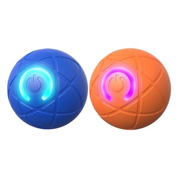 Dog Toy Ball Electronic Interactive Pet Toy Moving Ball Usb Automatic Moving Bouncing for Puppy Birthday Gift Pro F5v3