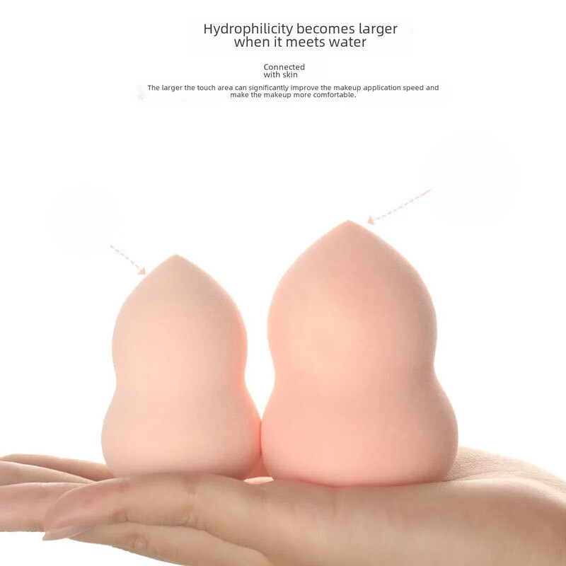 Iznimno meka spužvica za šminku Jaje Materijal bez lateksa Suha mokra spužvica za dvostruku upotrebu Podloga za skidanje šminke Hidrofilna