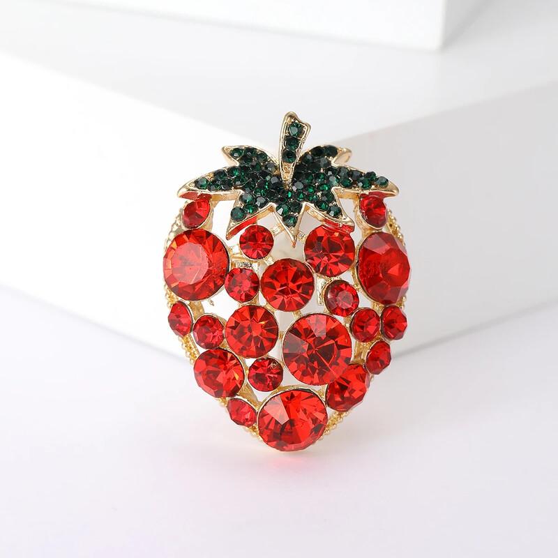 Emajlirani broševi s jagodama za žene Unisex igle s biljkama voća Višebojni dostupni ležerni dodaci za zabave Darovi