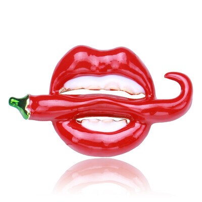 Beaut&Berry, la modă, de lux, cu strasuri, broșă de ardei iute, unisex, pentru plante, pentru pulover, jachetă, pentru petrecere, la birou, accesoriu casual cadou