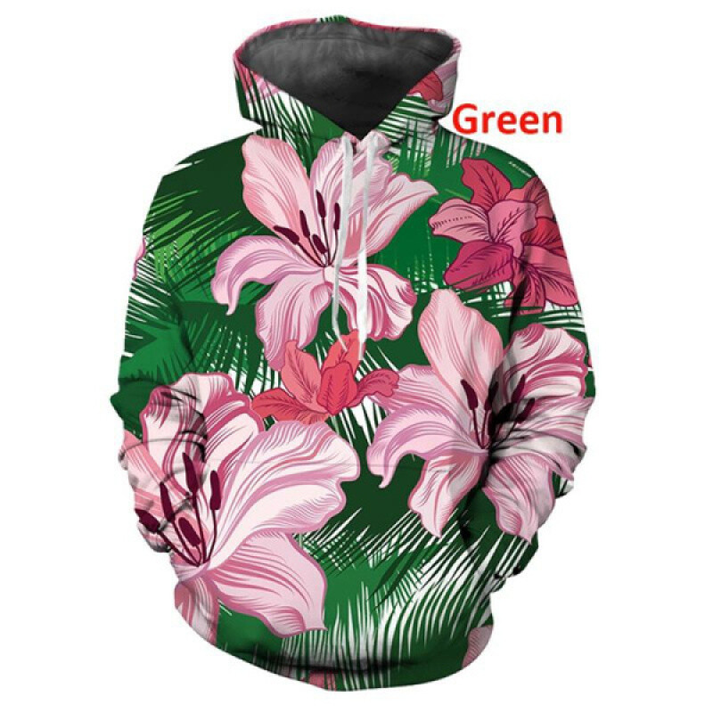 Hoodies s 3D motivom dlana Cool Sweatshirt Ležerna smiješna Harajuku pulover dugih rukava