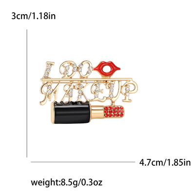 Prekrasni ruž za usne, broševi za usne, uniseks, glamurozne igle, dostupni u više boja, ležerni dodaci za zabave, darovi