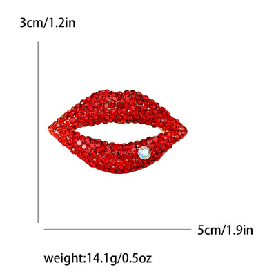 Prekrasni ruž za usne, broševi za usne, uniseks, glamurozne igle, dostupni u više boja, ležerni dodaci za zabave, darovi
