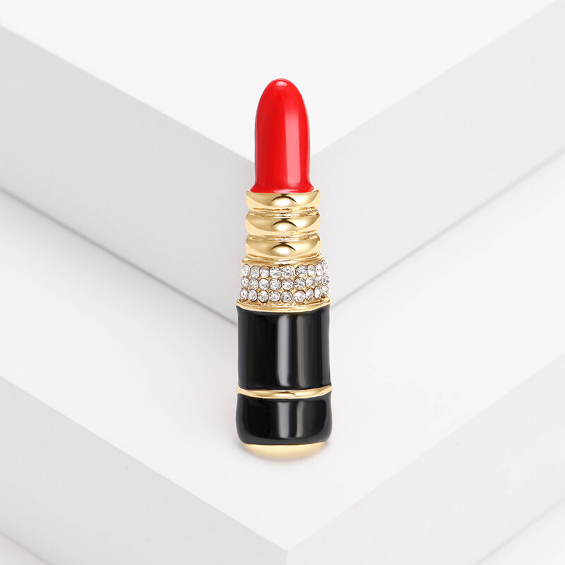 Prekrasni ruž za usne, broševi za usne, uniseks, glamurozne igle, dostupni u više boja, ležerni dodaci za zabave, darovi