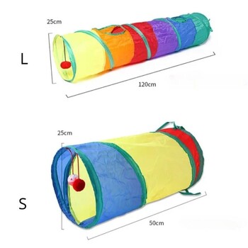 Cat Tunnel Φιλικό προς το περιβάλλον Διαδραστικό παιχνίδι για κατοικίδια σήραγγα για γάτα, γατάκι, σκύλο, κουτάβι, κουνέλι, κατοικίδια, αξεσουάρ