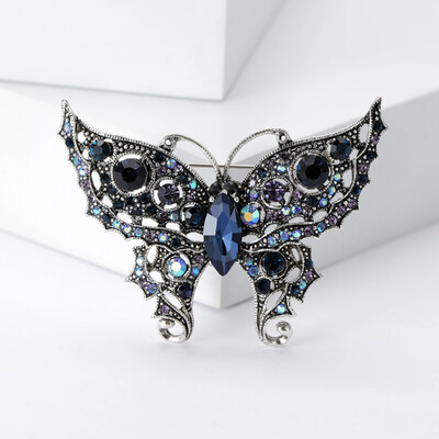 Broșe mari cu fluturi email Beaut&Berry pentru femei, unisex, 4 culori, insecte, animale, accesorii casual pentru petreceri, cadouri