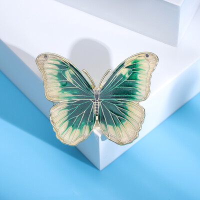 Broșe mari cu fluturi email Beaut&Berry pentru femei, unisex, 4 culori, insecte, animale, accesorii casual pentru petreceri, cadouri