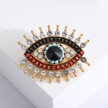 Vintage Devil\'s Eye καρφίτσες για γυναίκες Unisex Glamour Pins Πολύχρωμα Διαθέσιμα Casual αξεσουάρ για πάρτι Δώρα