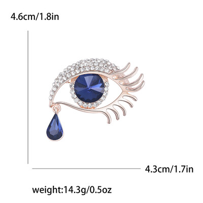 Vintage broševi s vražjim okom za žene, uniseks, glamurozne igle, dostupni u više boja, ležerni dodaci za zabave, darovi