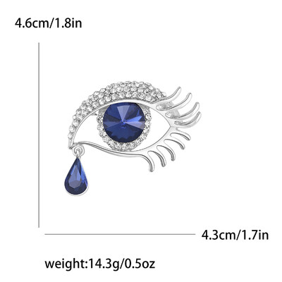 Vintage broševi s vražjim okom za žene, uniseks, glamurozne igle, dostupni u više boja, ležerni dodaci za zabave, darovi