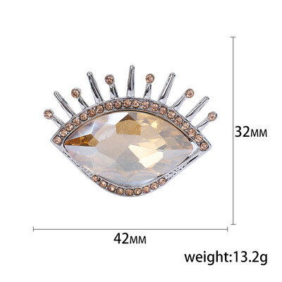 Vintage broševi s vražjim okom za žene, uniseks, glamurozne igle, dostupni u više boja, ležerni dodaci za zabave, darovi