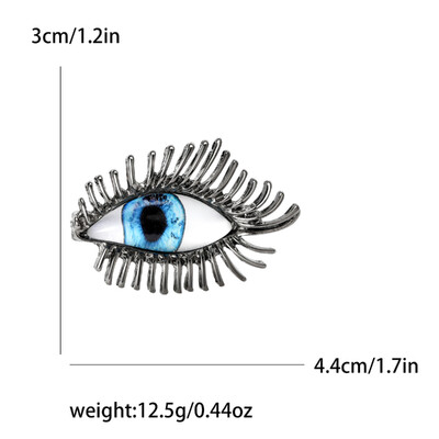 Vintage broševi s vražjim okom za žene, uniseks, glamurozne igle, dostupni u više boja, ležerni dodaci za zabave, darovi