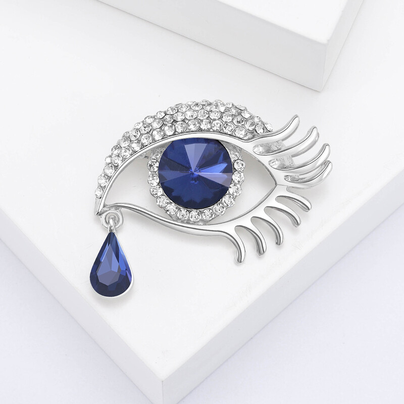 Vintage broševi s vražjim okom za žene, uniseks, glamurozne igle, dostupni u više boja, ležerni dodaci za zabave, darovi