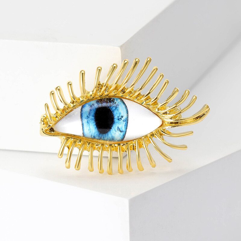 Vintage broševi s vražjim okom za žene, uniseks, glamurozne igle, dostupni u više boja, ležerni dodaci za zabave, darovi