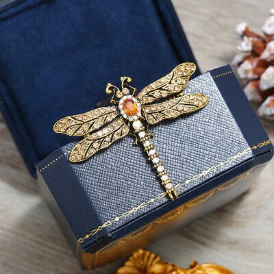 Vintage modne kristalne igle Luksuzni vrhunski cvjetni broš Ženski jednostavni, elegantni koržaž sa životinjama Svestrani dodaci za nakit