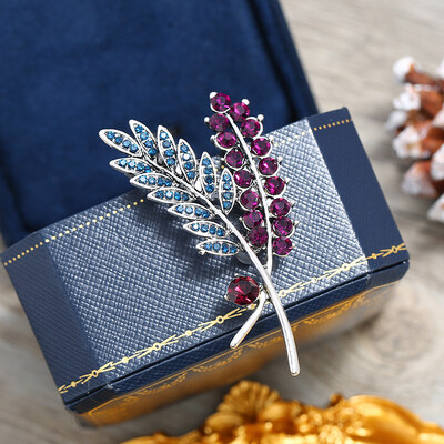 Vintage modne kristalne igle Luksuzni vrhunski cvjetni broš Ženski jednostavni, elegantni koržaž sa životinjama Svestrani dodaci za nakit