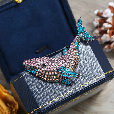 Vintage modne kristalne igle Luksuzni vrhunski cvjetni broš Ženski jednostavni, elegantni koržaž sa životinjama Svestrani dodaci za nakit