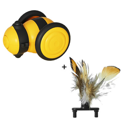 Pametni ljubimac, igračka za mačke, automatske prepreke, igračke za mačke s perjem, za mačke u zatvorenom prostoru, nepravilno kretanje, električne igračke za mačke, interaktivne igračke za mačke