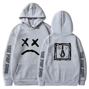 Hip Hop Lil Peep Hoodies Hell Boy Мъжка суитърка Дамски пуловер с качулка Мъжки дамски суичър Есен/Зима Топъл суичър с качулка