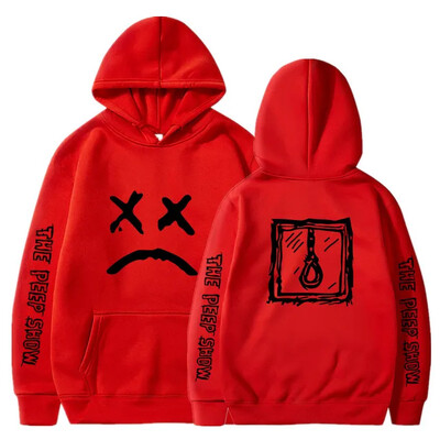 Hip Hop Lil Peep Hoodies Hell Boy Ανδρικά φούτερ με κουκούλα Γυναικεία πουλόβερ με κουκούλα Ανδρική γυναικεία φούτερ Φθινόπωρο/Χειμώνα Ζεστό φούτερ