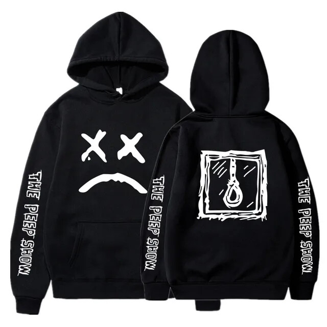 Hip Hop Lil Peep Hoodies Hell Boy Ανδρικά φούτερ με κουκούλα Γυναικεία πουλόβερ με κουκούλα Ανδρική γυναικεία φούτερ Φθινόπωρο/Χειμώνα Ζεστό φούτερ