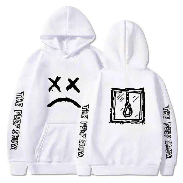 Hip Hop Lil Peep Hoodies Hell Boy Ανδρικά φούτερ με κουκούλα Γυναικεία πουλόβερ με κουκούλα Ανδρική γυναικεία φούτερ Φθινόπωρο/Χειμώνα Ζεστό φούτερ