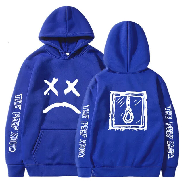 Hip Hop Lil Peep Hoodies Hell Boy Ανδρικά φούτερ με κουκούλα Γυναικεία πουλόβερ με κουκούλα Ανδρική γυναικεία φούτερ Φθινόπωρο/Χειμώνα Ζεστό φούτερ