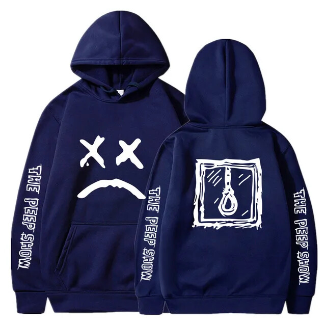 Hip Hop Lil Peep Hoodies Hell Boy Ανδρικά φούτερ με κουκούλα Γυναικεία πουλόβερ με κουκούλα Ανδρική γυναικεία φούτερ Φθινόπωρο/Χειμώνα Ζεστό φούτερ