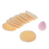 Atkārtoti lietojamas kosmētikas noņemšanas salvetes Sejas tīrīšanas bambusa kokvilnas apaļo spilventiņi