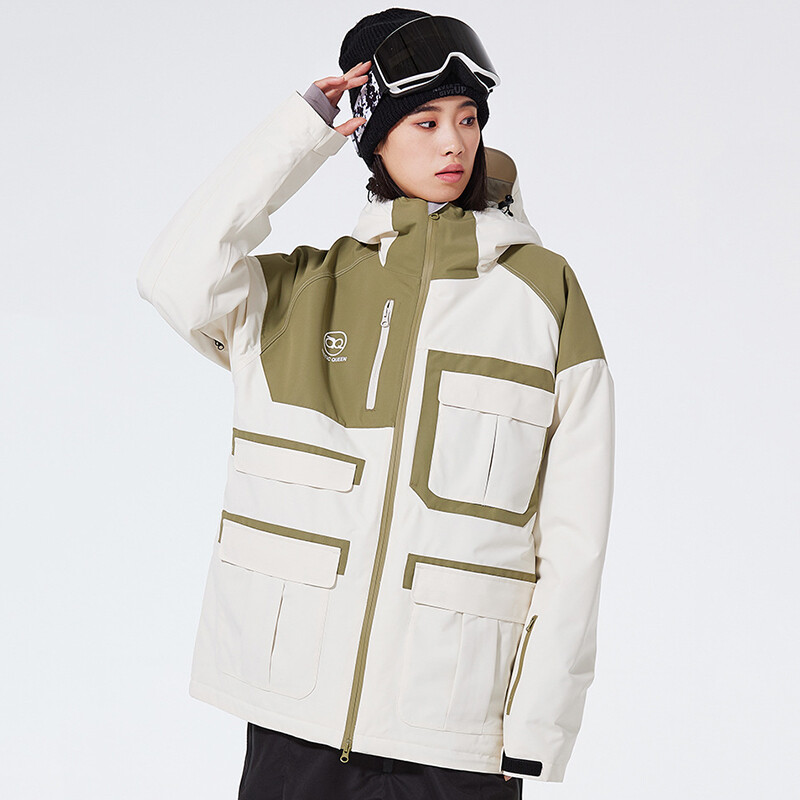 Zimski topli kaput za snijeg Odjeća za snowboard Vodootporna skijaška jakna Kabanica otporna na vjetar s kapuljačom Žene Muškarci Odjeća za skijanje na otvorenom Skijanje