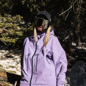 Jauna 2025. gada āra sporta slēpošanas jaka Vīriešu sieviešu ūdensnecaurlaidīgs vēja necaurlaidīgs slēpošanas apģērbs Topi ar kapuci ziemas silts snovborda treniņtērps