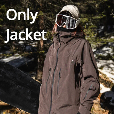 Jauna 2025. gada āra sporta slēpošanas jaka Vīriešu sieviešu ūdensnecaurlaidīgs vēja necaurlaidīgs slēpošanas apģērbs Topi ar kapuci ziemas silts snovborda treniņtērps