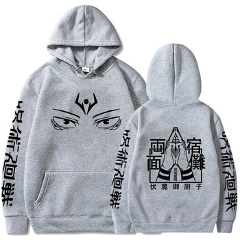 Hot Anime Jujutsu Kaisen Ryomen Sukuna Printed Hooded Men Women Prevalent Hoodies High Quality Sweatshirt Harajuku Streetwear