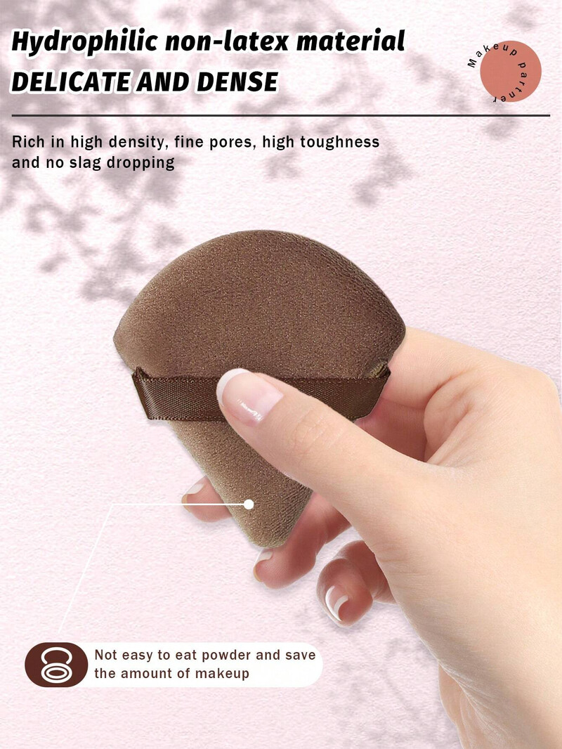 Set spužvica za šminkanje od 6 komada, trokutasta puder puder od velura i blender za uljepšavanje lica Puder u prahu Alati za šminkanje