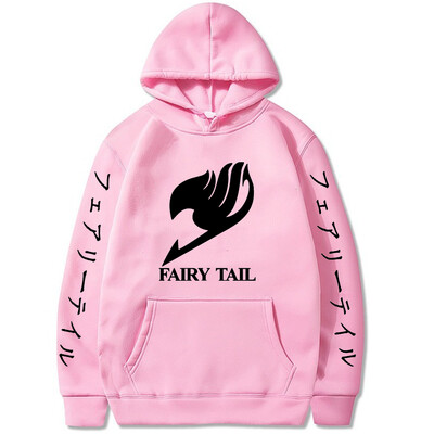 Fairy Tail Anime majica s kapuljačom Muškarci Ženska odjeća Dukserica velikih veličina dugih rukava Visokokvalitetna ulična odjeća Harajuku Unisex pulover