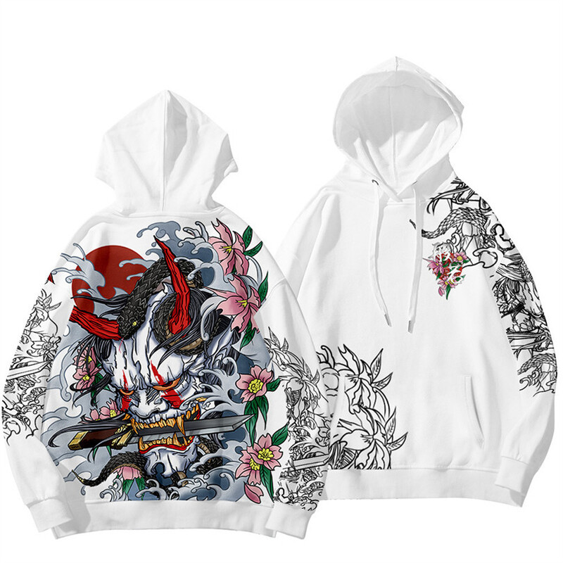 Stil chinezesc Dragon Lion Dance Hanorac Hanorac cu mânecă lungă Pulovere cool Jachetă casual Streetwear 2024 Noi haine pentru bărbați