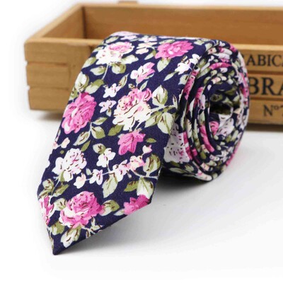 Férfi divat Virágos nyakkendő Alkalmi gyémánt mesterséges pamut virágos ikra csokornyakkendő Paisley vékony nyakkendők férfi kis tervező nyakkendő