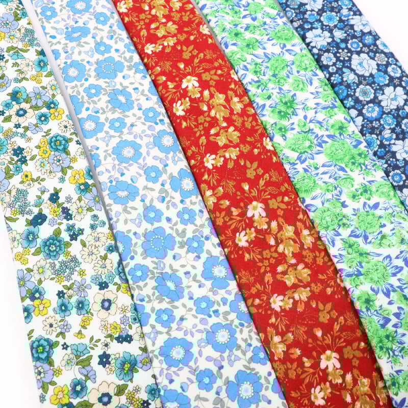 Potpuno nova pamučna cvjetna kravata za muškarce Žene Skinny print kravata za vjenčanje Ležerne muške kravate Klasična odijela Kravata s cvijetom