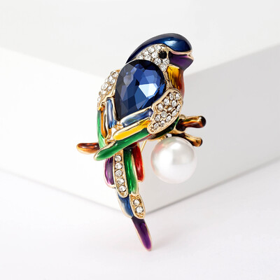 Beaut&Berry luxus és csúcskategóriás madaras bross nőknek Antik állattűs irodai party alkalmi kiegészítő ajándék