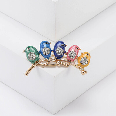 Beaut&Berry luxus és csúcskategóriás madaras bross nőknek Antik állattűs irodai party alkalmi kiegészítő ajándék