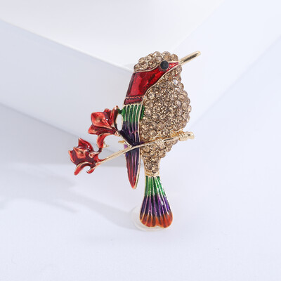 Beaut&Berry luxus és csúcskategóriás madaras bross nőknek Antik állattűs irodai party alkalmi kiegészítő ajándék