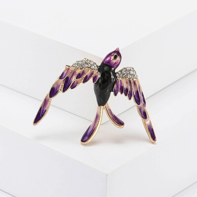 Beaut&Berry luxus és csúcskategóriás madaras bross nőknek Antik állattűs irodai party alkalmi kiegészítő ajándék