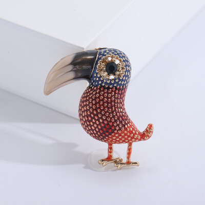 Beaut&Berry luxus és csúcskategóriás madaras bross nőknek Antik állattűs irodai party alkalmi kiegészítő ajándék