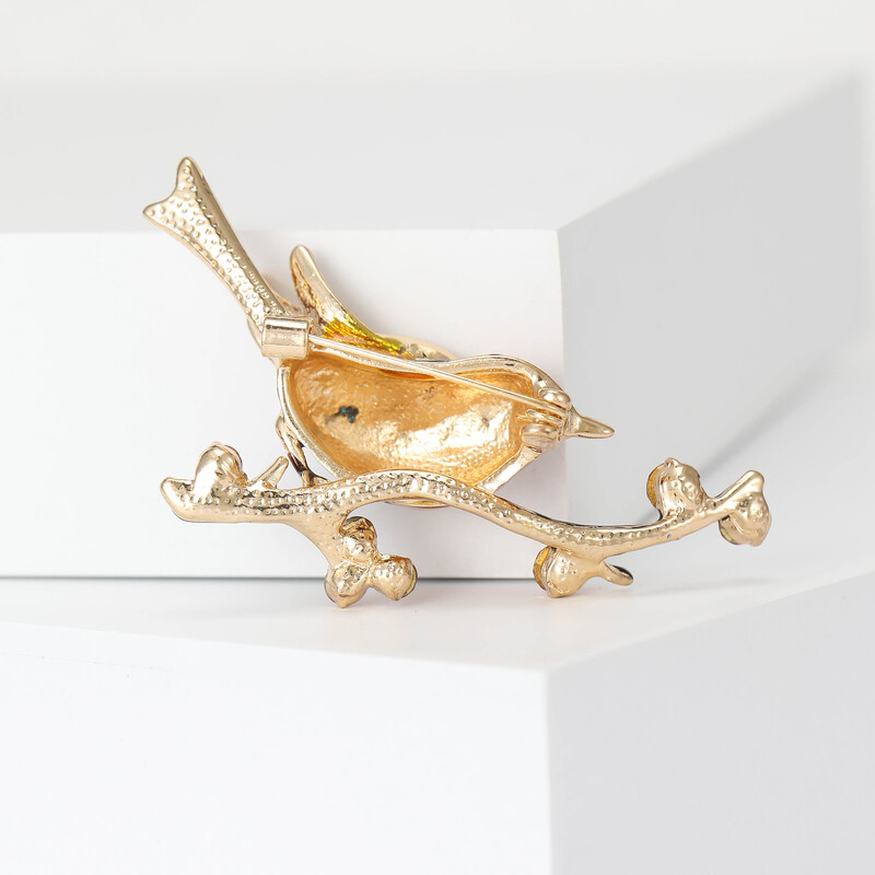 Beaut&Berry luxus és csúcskategóriás madaras bross nőknek Antik állattűs irodai party alkalmi kiegészítő ajándék