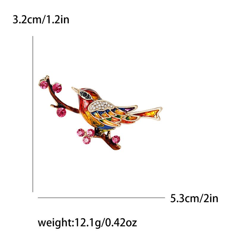 Beaut&Berry luxus és csúcskategóriás madaras bross nőknek Antik állattűs irodai party alkalmi kiegészítő ajándék