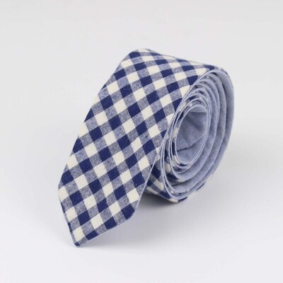 Ανδρική μόδα δύο επιπέδων με διαμάντι επιταγή τεχνητό μαλλί, βαμβακερές ριγέ, στενές γραβάτες ανδρικές επιχειρήσεις Μικρές γραβάτες Designer Cravat